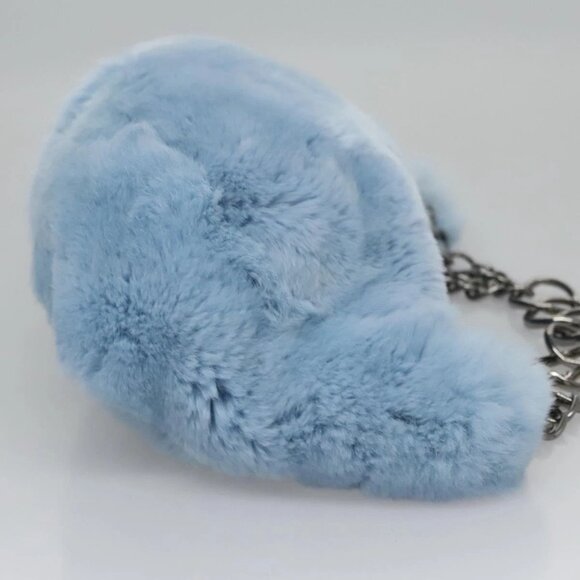 CHANEL Chain Shoulder Bag Blue CC Auth PP307V - Picture 3 of 15